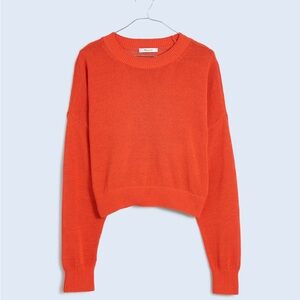 NWT Madewell Loose-Knit Crewneck Sweater Small
